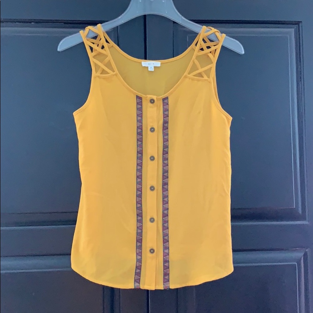 Mine brand Medium Criss-cross shoulder tank top